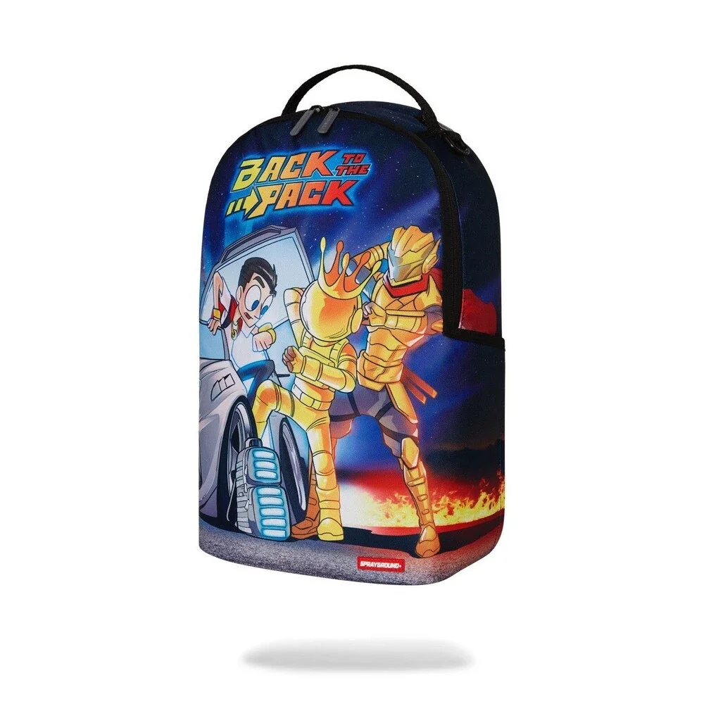 Sprayground Bag To The Future Anime DLXR Backpack Multicolor Laptop Sleeve GBS8
